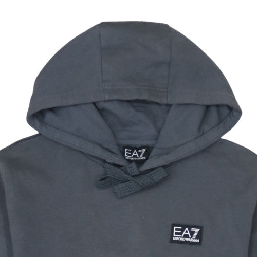 Mens UK Size L Emporio Armani Grey Pullover Hoodie