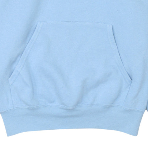 Womens UK Size M Fruit of the Loom Blue Pullover Hoodie