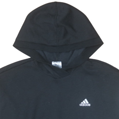 Womens UK Size M Adidas Black Pullover Hoodie