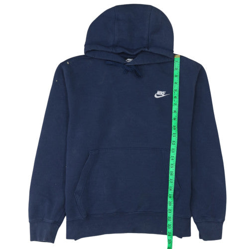 Mens UK Size M Nike Blue Pullover Hoodie