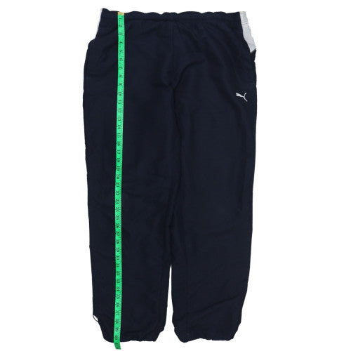 Puma Men's Black L Track Pants Lightweight Joggers Elastic Waist