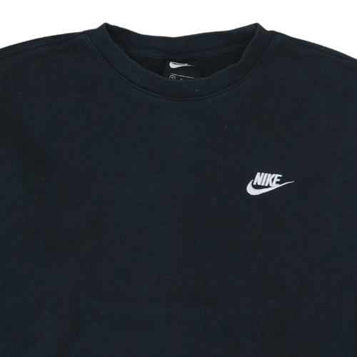 Mens UK Size M Nike Black Pullover Sweatshirt