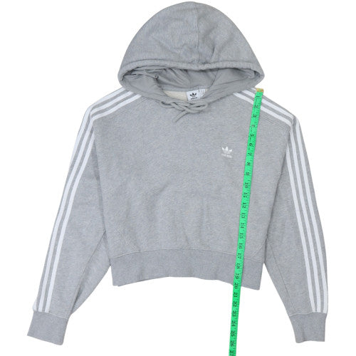 Womens UK Size XS Adidas Grey Pullover Hoodie