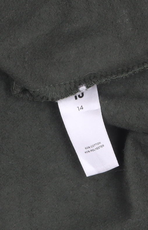 Womens UK Size 14 TU Green Pullover Sweatshirt