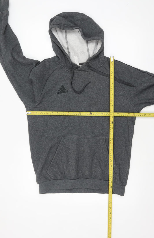 Mens UK Size S adidas Grey Pullover Hoodie