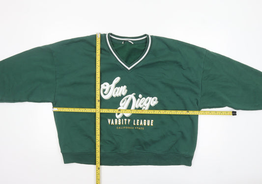 Womens UK Size L George Green Pullover Sweatshirt