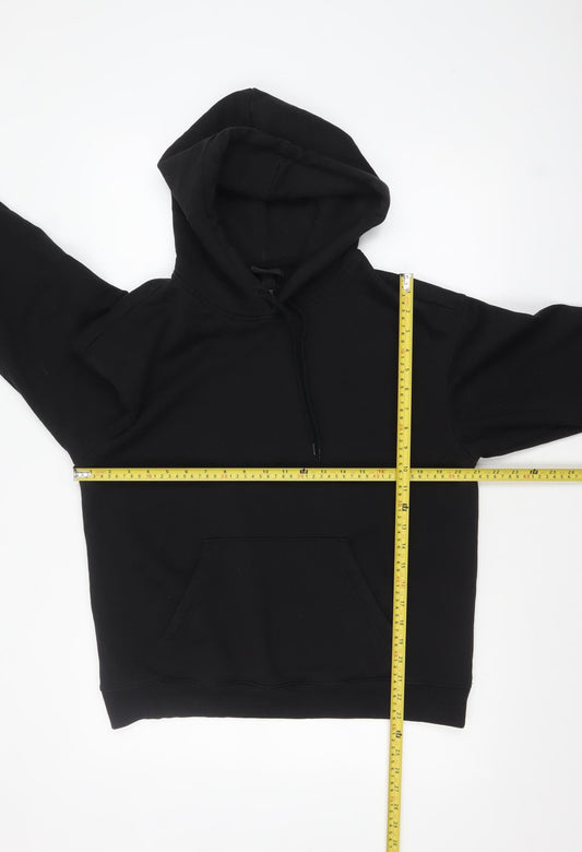 Mens UK Size S H&M Black Pullover Hoodie