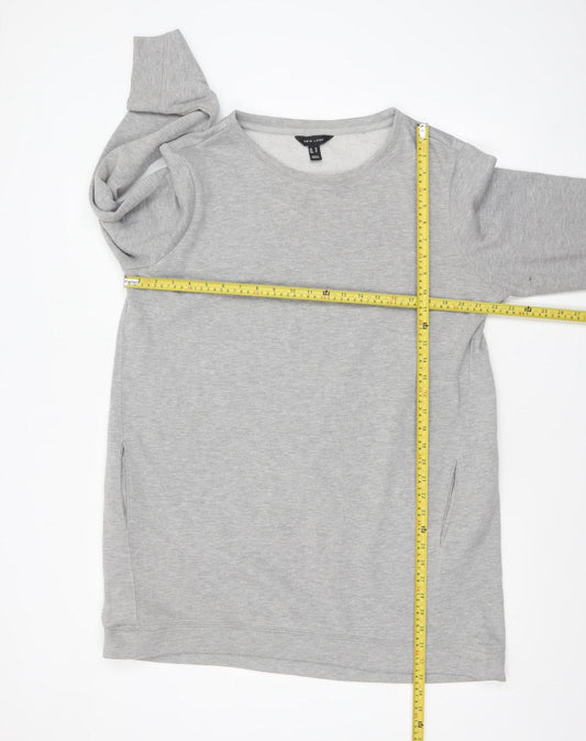 Womens UK Size 18 New Look Grey Pullover Sweatshirt