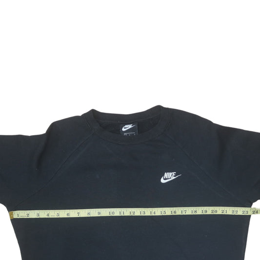 Womens UK Size L Nike Black Pullover Sweatshirt
