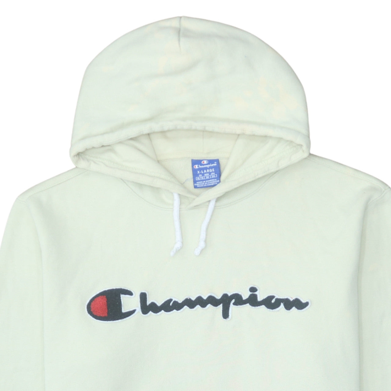 Womens UK Size XL Champion Beige Pullover Hoodie