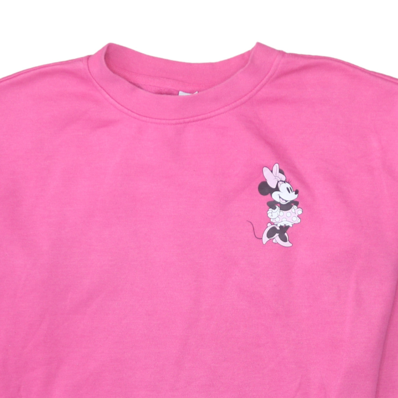 Womens UK Size S Disney Pink Pullover Sweatshirt