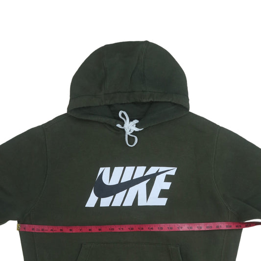 Mens UK Size M Nike Green Pullover Hoodie