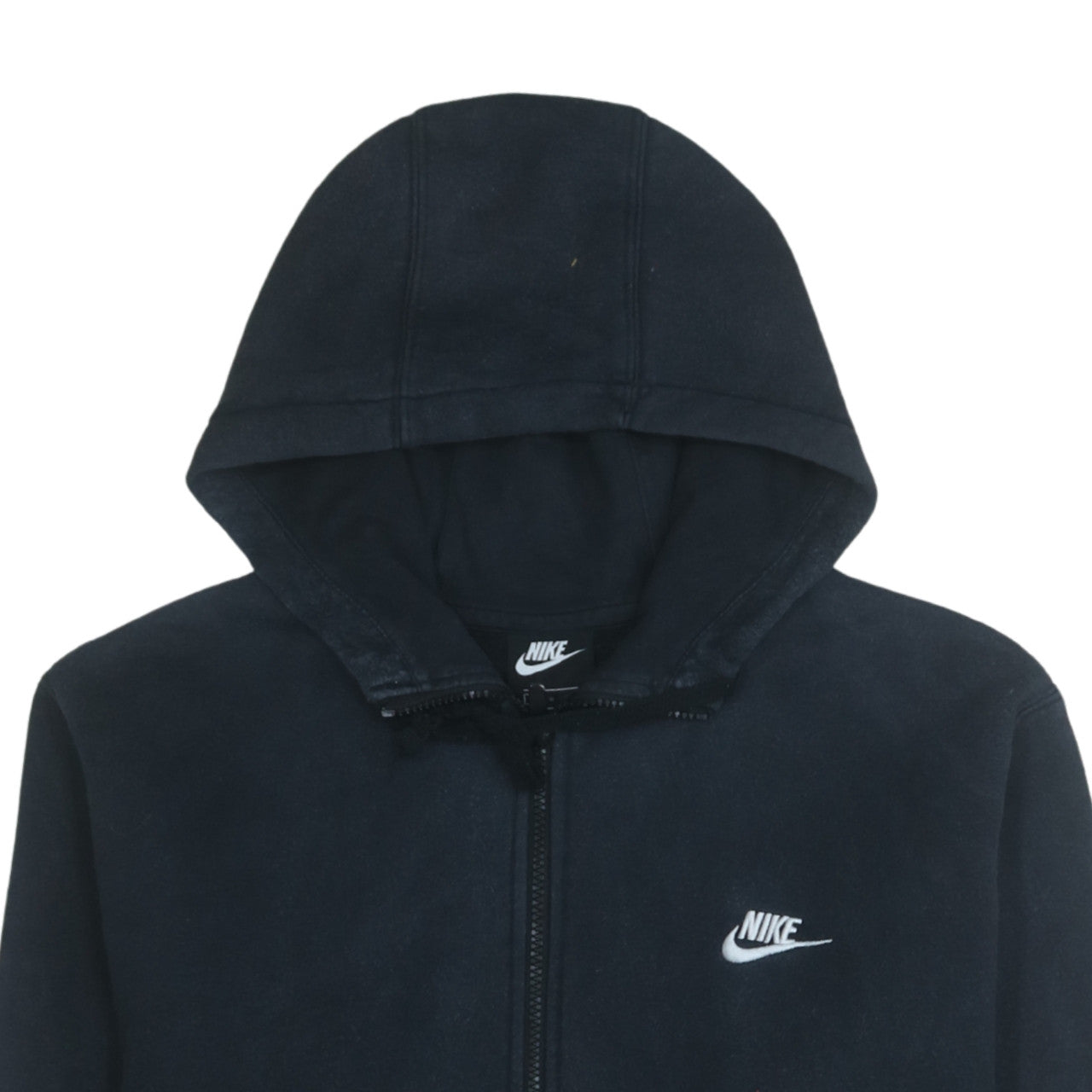 Mens UK Size L Nike Black Full Zip Hoodie