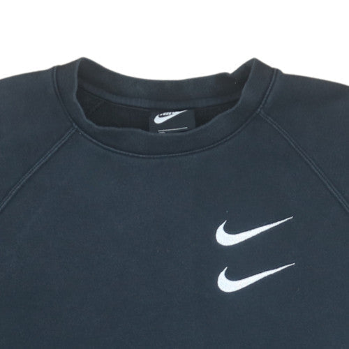 Mens UK Size M Nike Black Pullover Sweatshirt