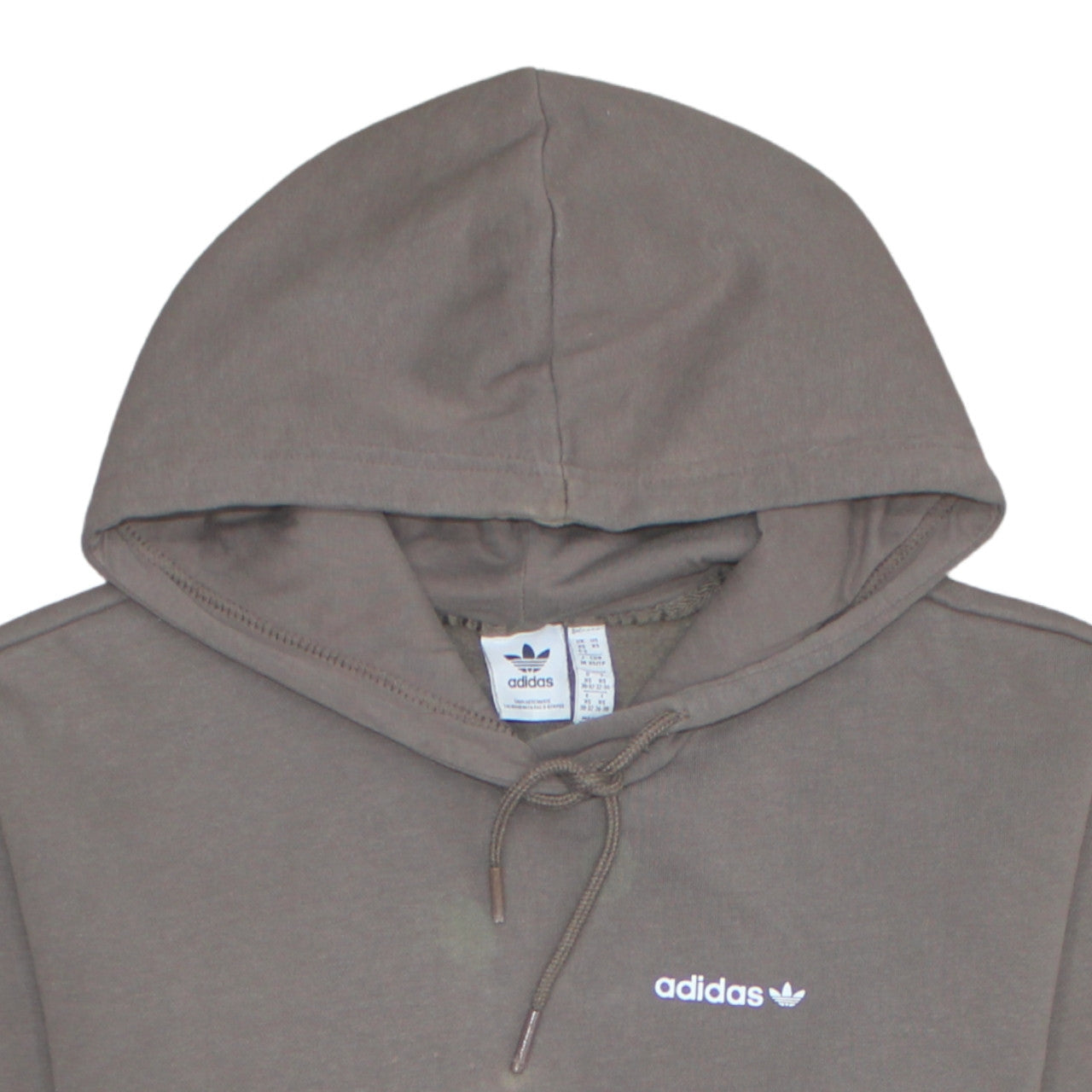 Womens UK Size XS Adidas Brown Pullover Hoodie