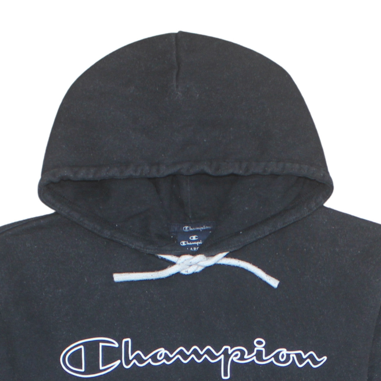 Mens UK Size L Champion Black Pullover Hoodie