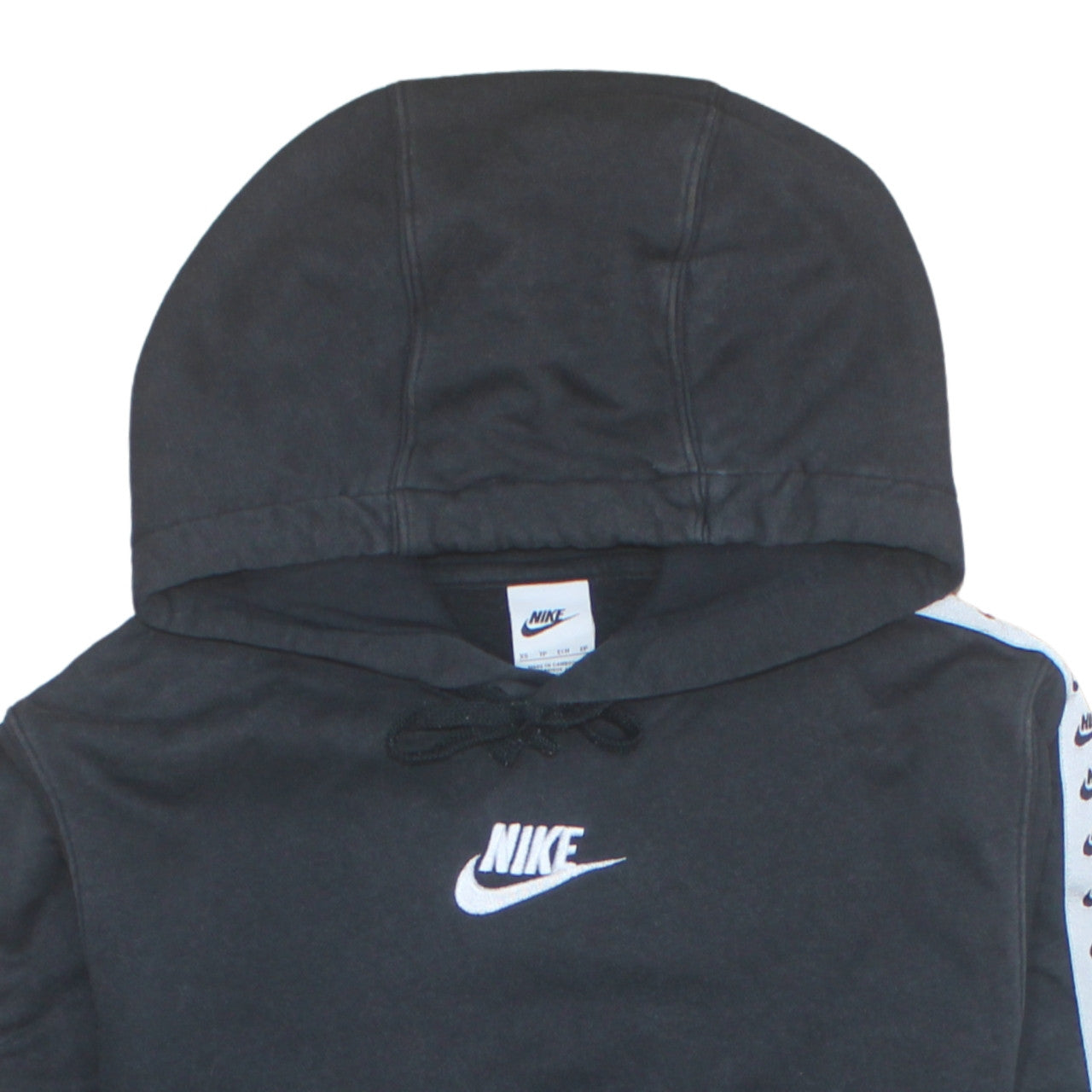 Womens UK Size XS Nike Black Pullover Hoodie