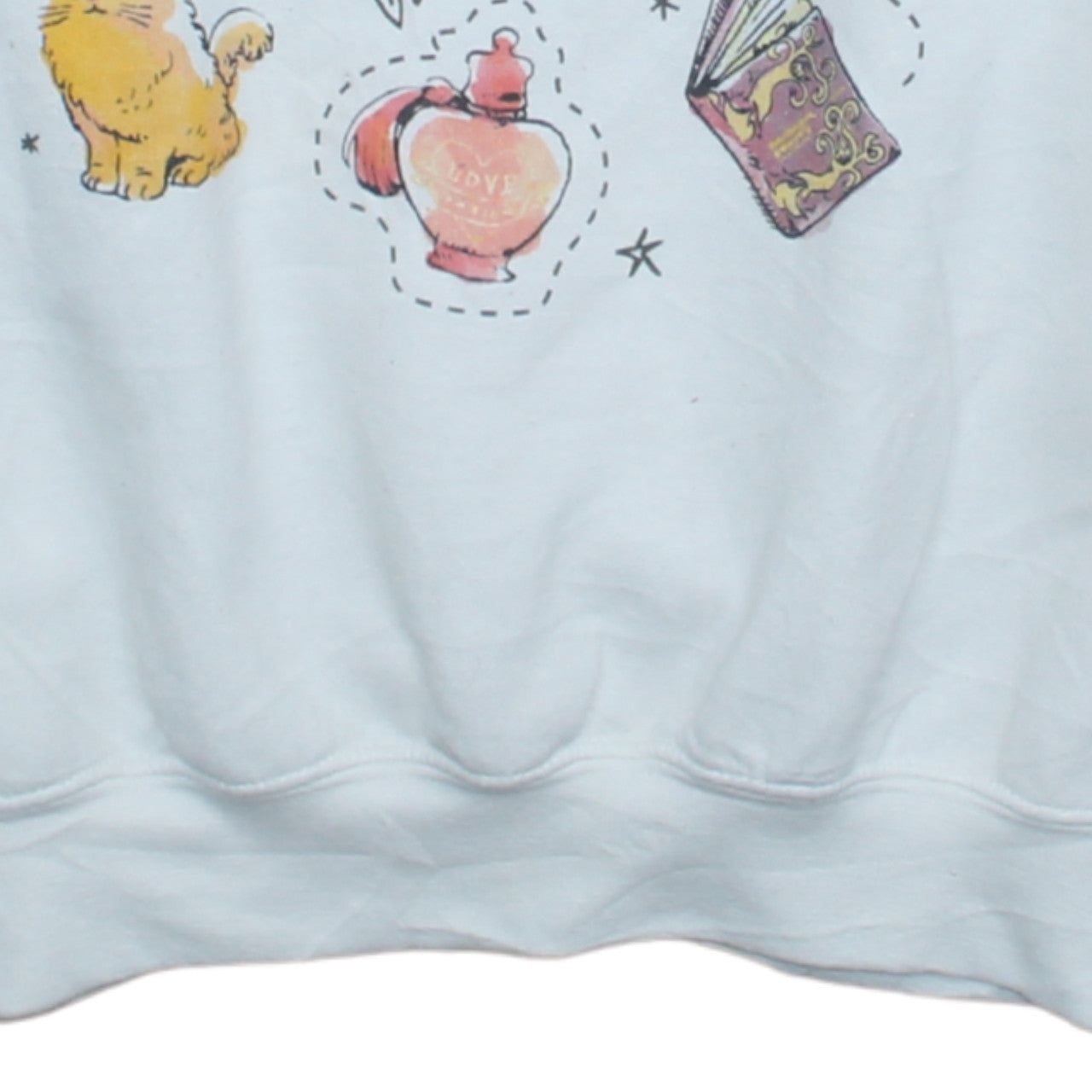 Womens UK Size XL Harry Potter White Pullover Sweatshirt