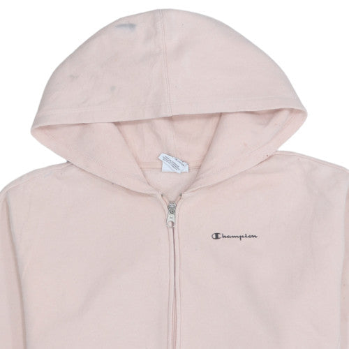 Additional view of Champion girls’ beige full zip hoodie sweatshirt 2xl 15-16 years