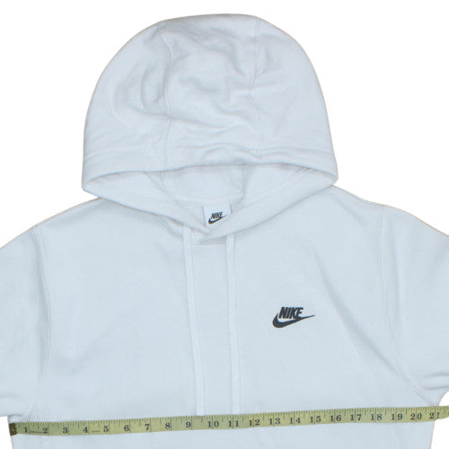 Womens UK Size S Nike White Pullover Hoodie