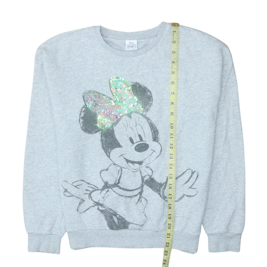 Teens UK Size 12-13Y Disney Grey Pullover Sweatshirt