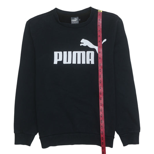 Mens UK Size S Puma Black Pullover Sweatshirt