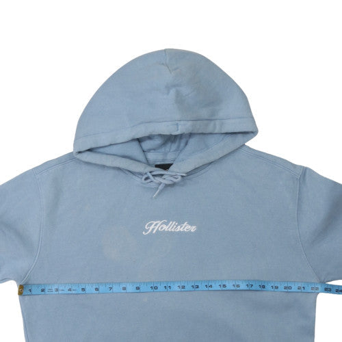 Mens UK Size M Hollister Blue Pullover Hoodie