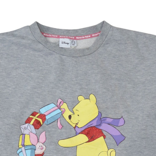Womens UK Size 2XL Disney Grey Pullover Sweatshirt