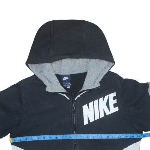 Mens UK Size S Nike Black Full Zip Hoodie