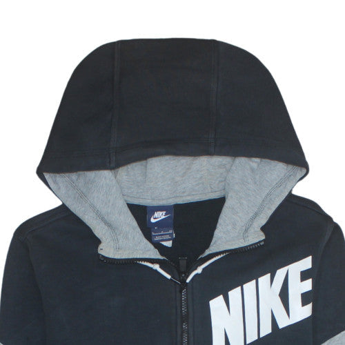 Mens UK Size S Nike Black Full Zip Hoodie