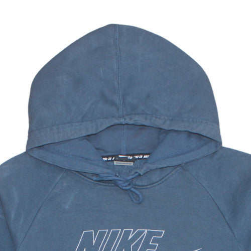 Mens UK Size S Nike Blue Pullover Hoodie