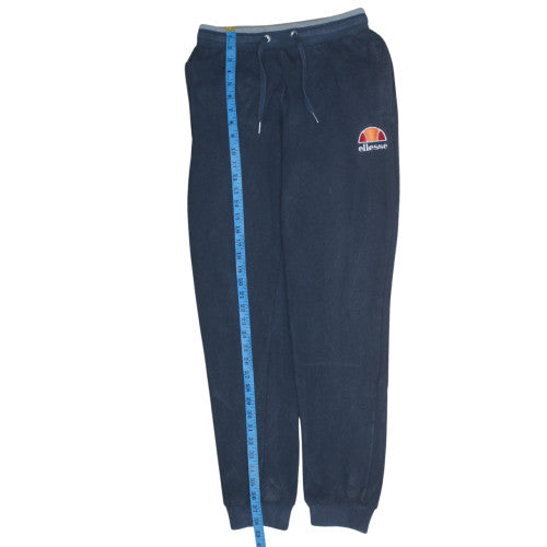 Ellesse Men's Blue Fleece Jogger Sweatpants Size M Drawstring Tapered