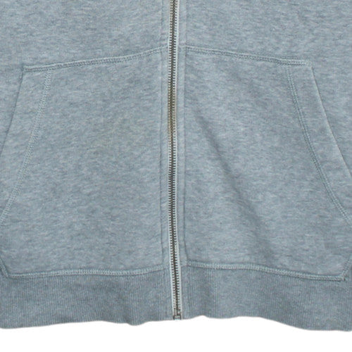 Mens UK Size S Converse Grey Full Zip Hoodie