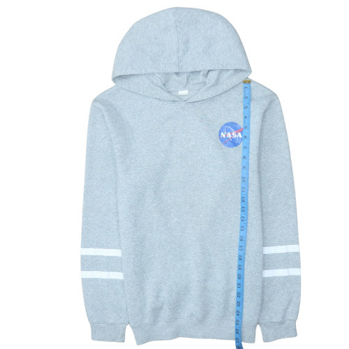 Mens UK Size M Grey Pullover Hoodie