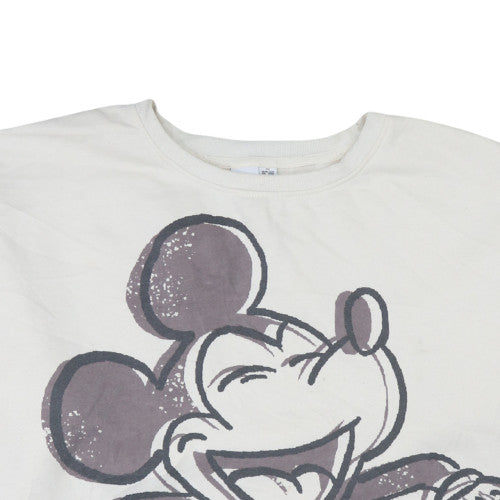 Womens UK Size 2XL Disney White Pullover Sweatshirt