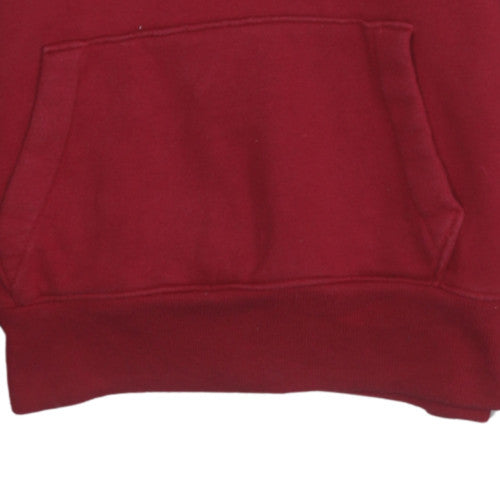 Mens UK Size XS Hollister Red Pullover Hoodie