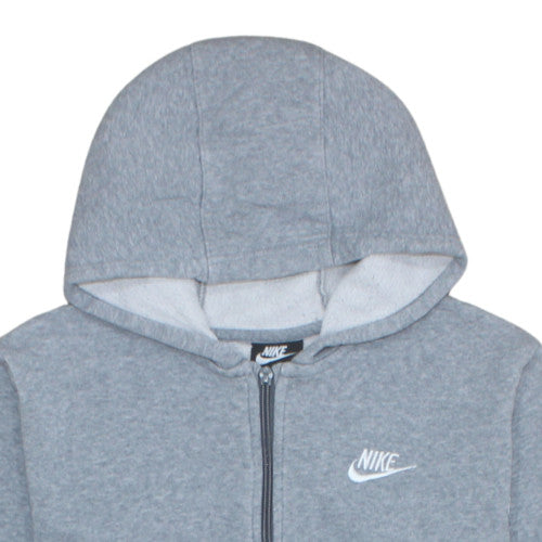 Teens UK Size XL Nike Grey Full Zip Hoodie