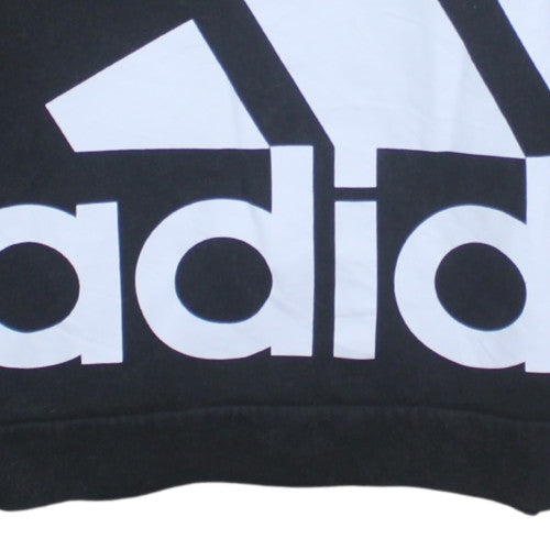 Mens UK Size S Adidas Black Pullover Hoodie