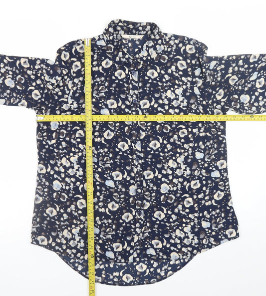 Womens UK Size 14 TU Blue Basic Blouse