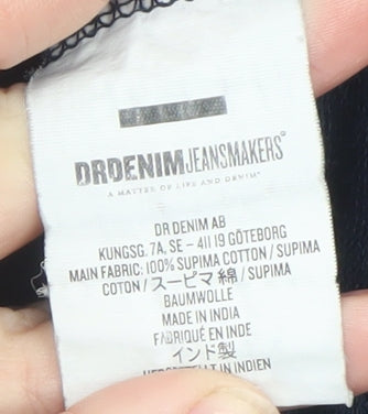 Mens UK Size S Dr Denim Blue T-Shirt