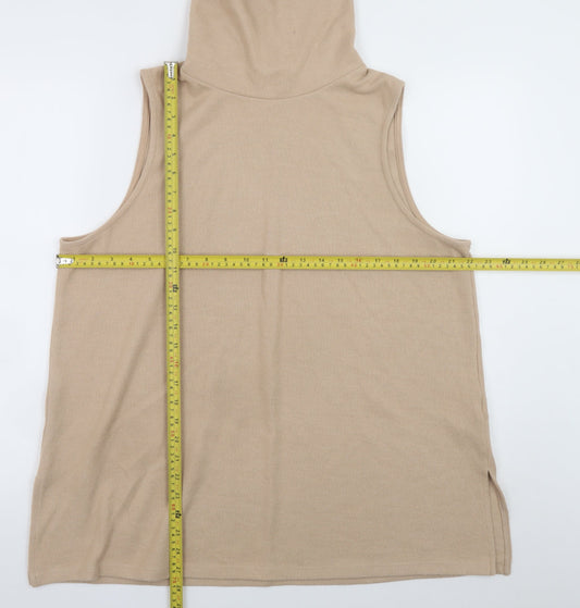 Womens UK Size 20 Marks and Spencer Beige Pullover Jumper