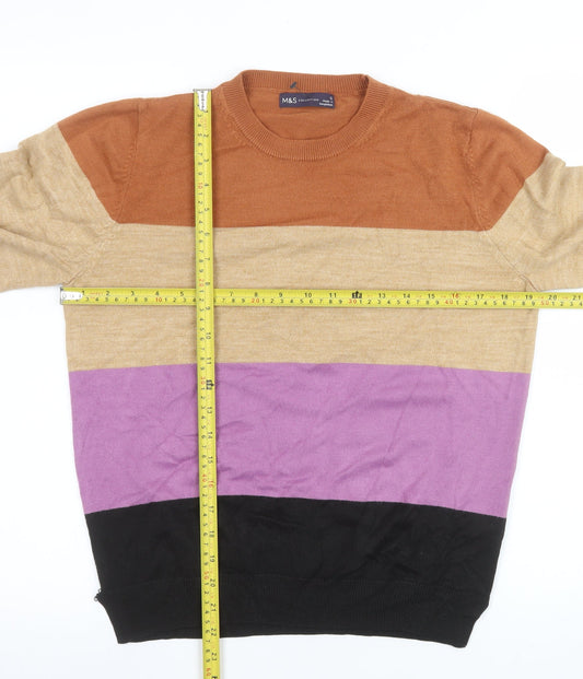 Womens UK Size 12 Marks and Spencer Multicoloured Pullover Jumper
