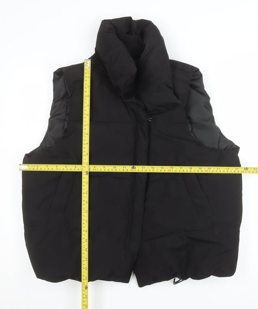 DIANYIGE Womens Black L Puffer Sleeveless Waistcoat