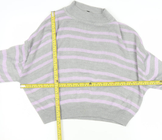 Womens UK Size 12 H&M Grey Pullover Jumper