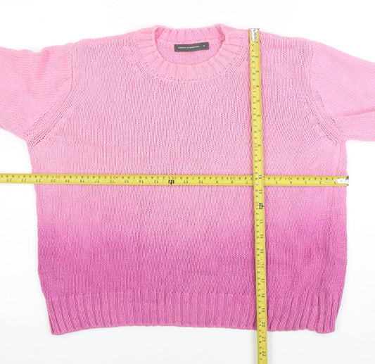 Womens UK Size M French Connection Pink Pullover Jumper