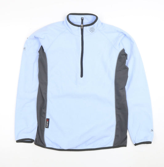 TOG24 Women’s Blue Fleece 1/2 Zip Lightweight Jacket Size 10