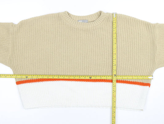 Womens UK Size 12 ASOS Beige Pullover Jumper