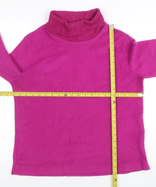 Womens UK Size L St. John's Bay Pink Pullover Sweatshirt