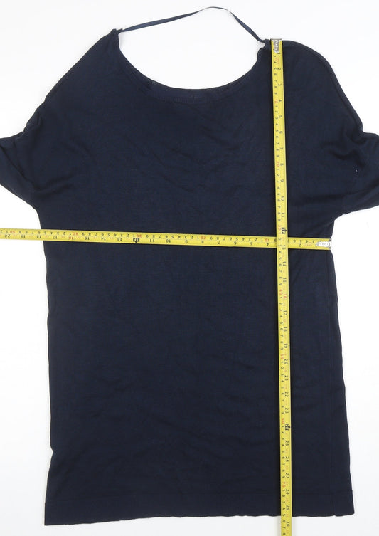 Atmosphere Women's Blue Long Sleeve Knit Blouse Size 12