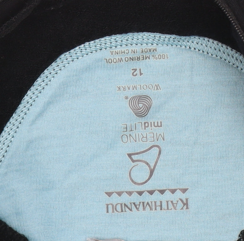 Womens UK Size 12 Kathmandu Black Pullover Sweatshirt